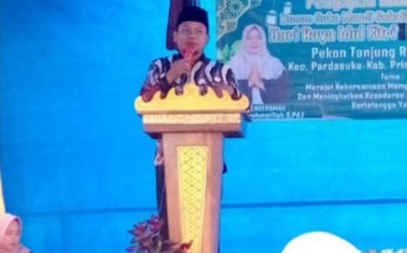 Pekon Tanjung Rusia Timur Adakan Pengajian Rutin dan Halal Bilhalal