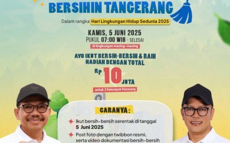 Peringati Hari Lingkungan Hidup Sedunia, Sachrudin Ajak Warga Kerja Bakti