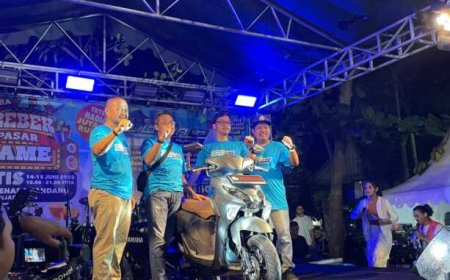 STSJ Yamaha Gelar Rolling City Bersama Pengguna Yamaha Gear 125 di Banjarmasin