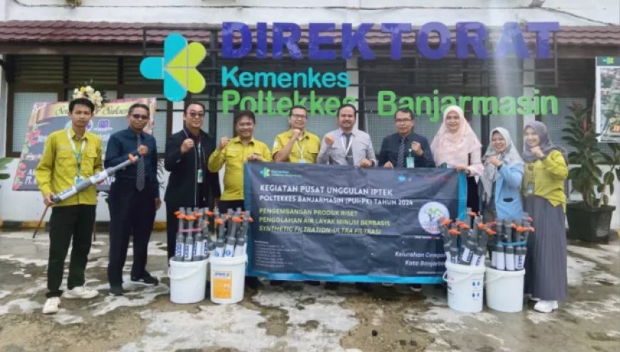Poltekkes Banjarmasin Dorong Hilirisasi Produk untuk Penyediaan Air Bersih