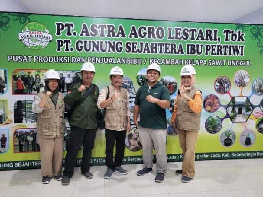 Disbun Kalteng Sambangi Kebun Induk Benih Sawit PT GSIP, Ini yang Dilakukan
