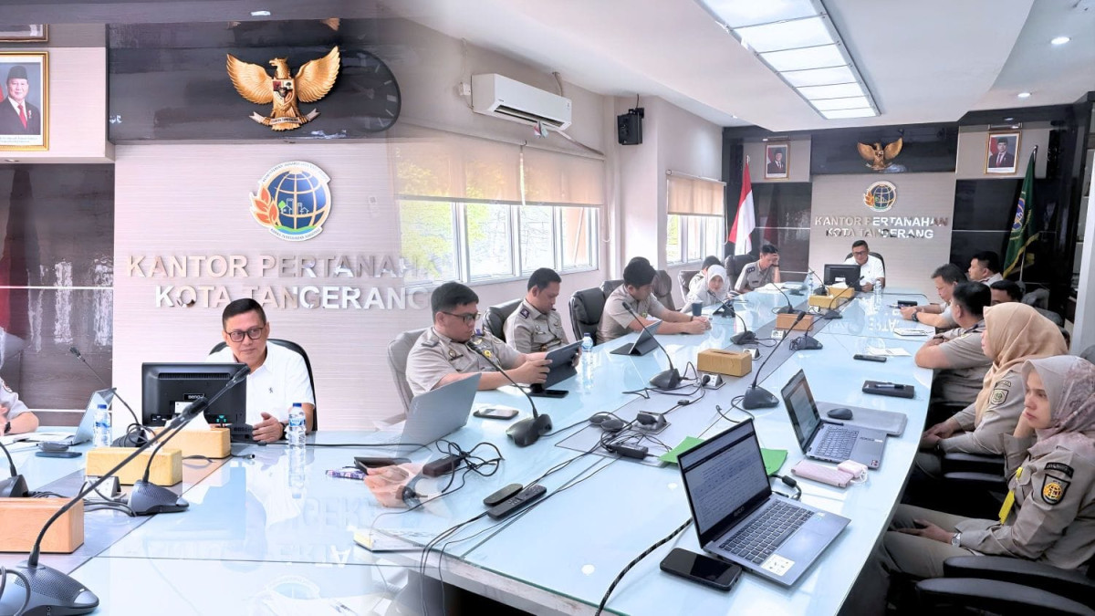 Kantah Kota Tangerang Pangkas Waktu Peralihan Hak Tanah Jadi 10 Hari Lewat Layanan Terintegrasi