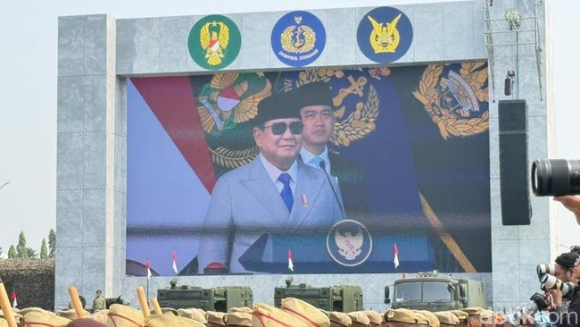 PRESIDEN PRABOWO RESMIKAN 204 SATUAN BARU PADA HUT KE-81 TNI
