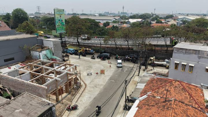 Proyek Penataan Geometrik Jalan Pembangunan 1-Lio Baru Capai 80 Persen, Siap Urai Kemacetan Daan Mogot