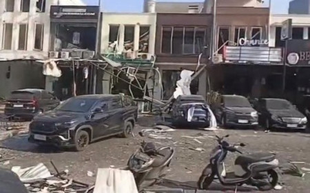 Ledakan Keras Guncang Pakuwon City Surabaya, Kendaraan dan Bangunan Porak-poranda